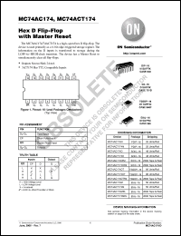 Click here to download MC74AC174DT Datasheet