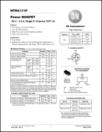 Click here to download NTR4171P Datasheet