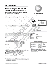 Click here to download 74VCX16373DT Datasheet