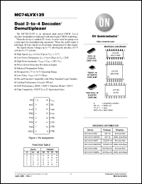 Click here to download MC74LVX139DT Datasheet