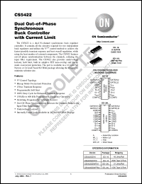 Click here to download CS5422GDWFR24 Datasheet
