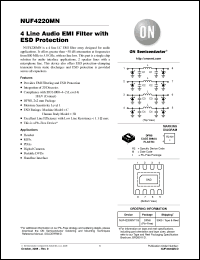 Click here to download NUF4220MN Datasheet