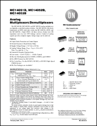 Click here to download MC14052BDR2G Datasheet