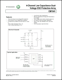 Click here to download CM1641-04D4 Datasheet