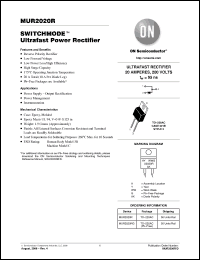 Click here to download MUR2020R_06 Datasheet