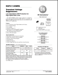 Click here to download NUP4114HMR6T1G Datasheet