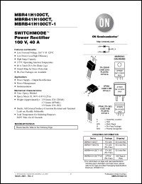 Click here to download MBR41H100CT_07 Datasheet