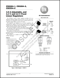 Click here to download CS5204-1GT3 Datasheet