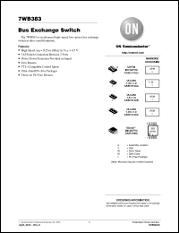 Click here to download 7WB383AMX1TCG Datasheet