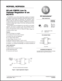 Click here to download NCP502ASQ18T1 Datasheet