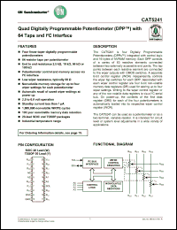 Click here to download CAT5241WI-00-T1 Datasheet