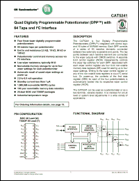 Click here to download CAT5241YI00 Datasheet