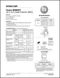 Click here to download NTGS3136P Datasheet