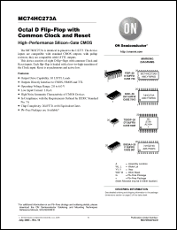 Click here to download MC74HC273A Datasheet