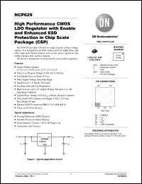Click here to download NCP629 Datasheet