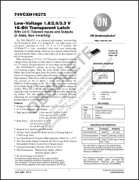 Click here to download 74VCXH16373DT Datasheet