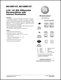 Click here to download MC100EP16T Datasheet