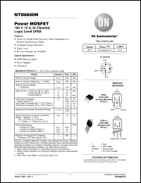 Click here to download NTD6600N-1 Datasheet