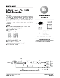 Click here to download NB3N5573DTG Datasheet
