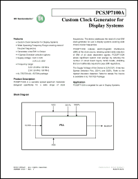 Click here to download PCS3I7100AG-06JR Datasheet