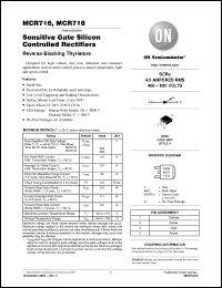 Click here to download MCR716_05 Datasheet