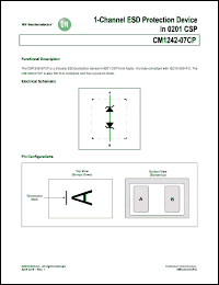Click here to download CM1242-07CP Datasheet