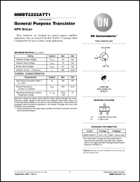 Click here to download MMBT2222ATTD Datasheet