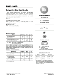 Click here to download RB751S40TD Datasheet