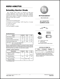 Click here to download NSR0140D Datasheet