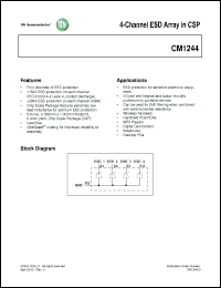 Click here to download CM1244 Datasheet
