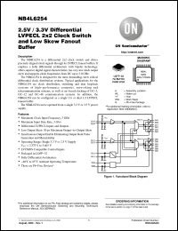 Click here to download NB4L6254FAR2G Datasheet