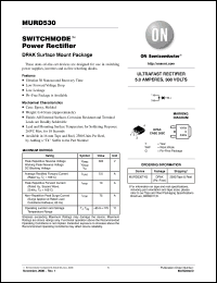 Click here to download MURD530 Datasheet