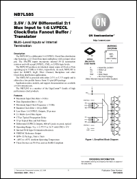 Click here to download NB7L585MNR4G Datasheet