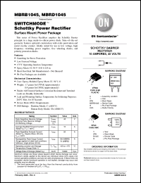Click here to download MBRD1045 Datasheet