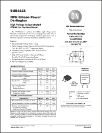 Click here to download BUB323Z_05 Datasheet