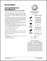 Click here to download MC74LVX4051DT Datasheet