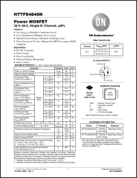 Click here to download NTTFS4840N Datasheet