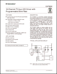 Click here to download CAT9552WI-T1 Datasheet