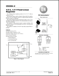 Click here to download CS5204-2GT3 Datasheet