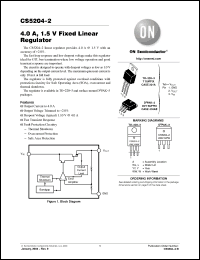 Click here to download CS5204-2GDP3 Datasheet