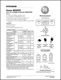 Click here to download NTD4963NT4G Datasheet