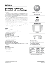 Click here to download CAT3614HV2-GT2 Datasheet