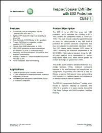 Click here to download CM1416 Datasheet