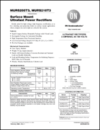 Click here to download MURS205T3_06 Datasheet