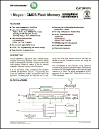Click here to download CAT28F010HRA-90T Datasheet