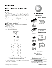 Click here to download MC10H210_06 Datasheet