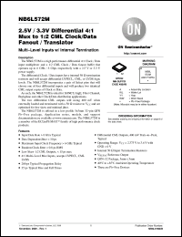 Click here to download NB6L572M Datasheet