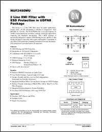 Click here to download NUF2450MUT2G Datasheet