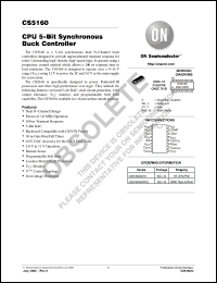 Click here to download CS5160GDR16 Datasheet
