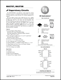 Click here to download MAX707CUA-TG Datasheet